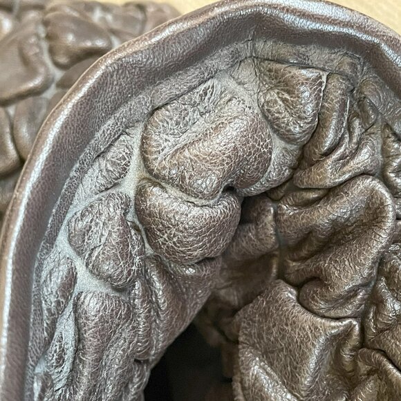 Fendi Large Bubble Leather Chef Shopper Tote Bag, Brown - Picture 15 of 16